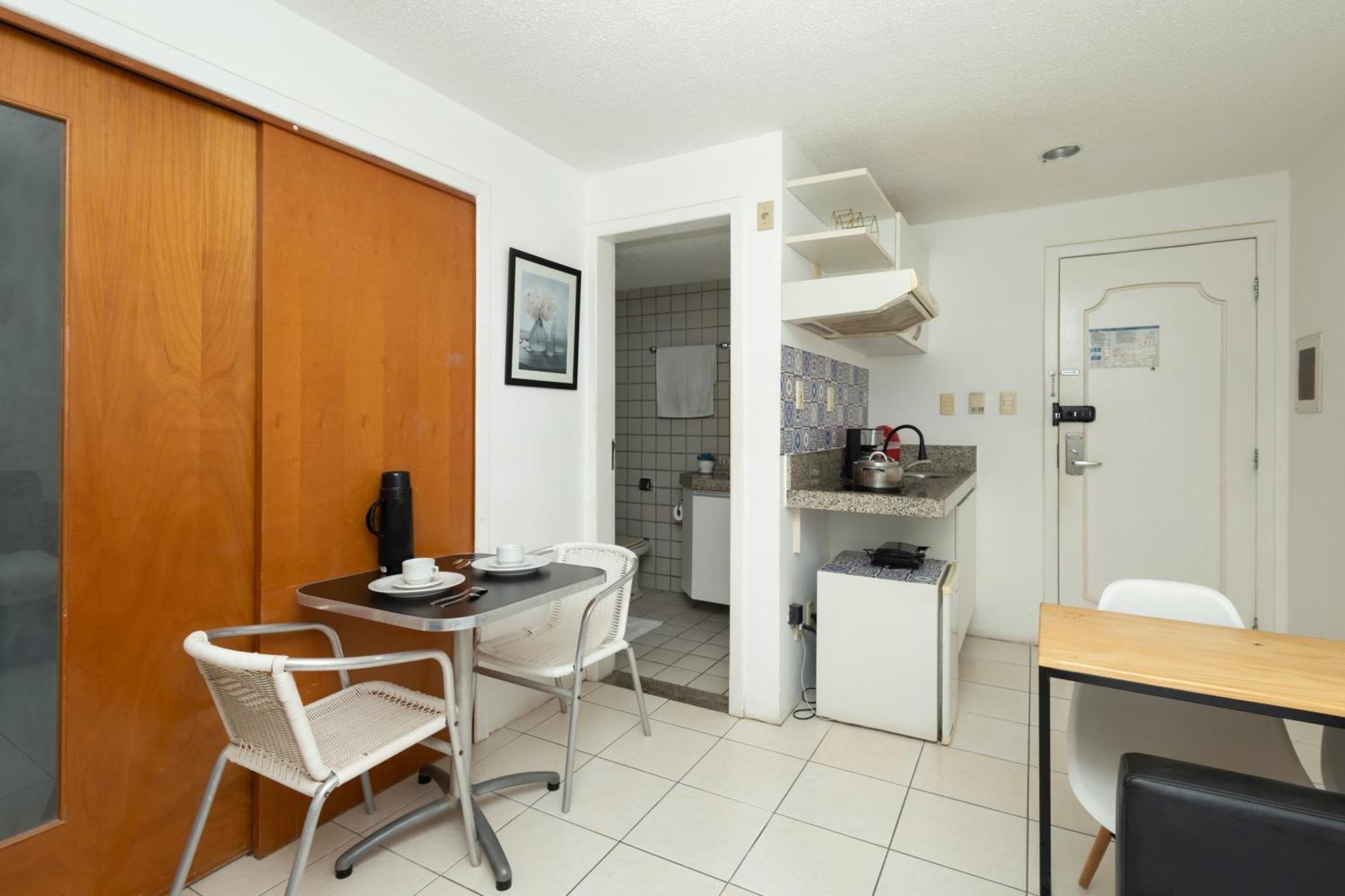 Vista Mar E Lagoa - Cozinha E Frigobar - Apartamento Flat Proximo A Praia São Luís Dış mekan fotoğraf
