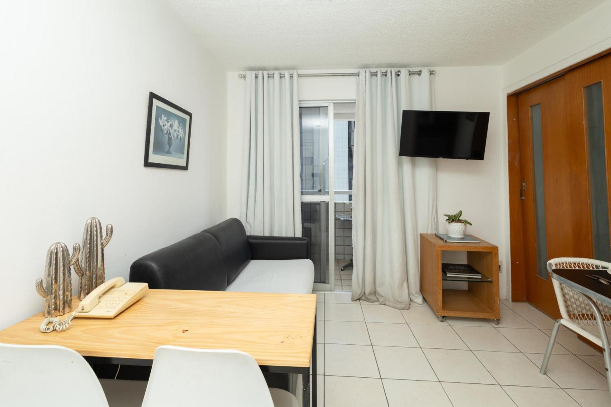 Vista Mar E Lagoa - Cozinha E Frigobar - Apartamento Flat Proximo A Praia São Luís Dış mekan fotoğraf