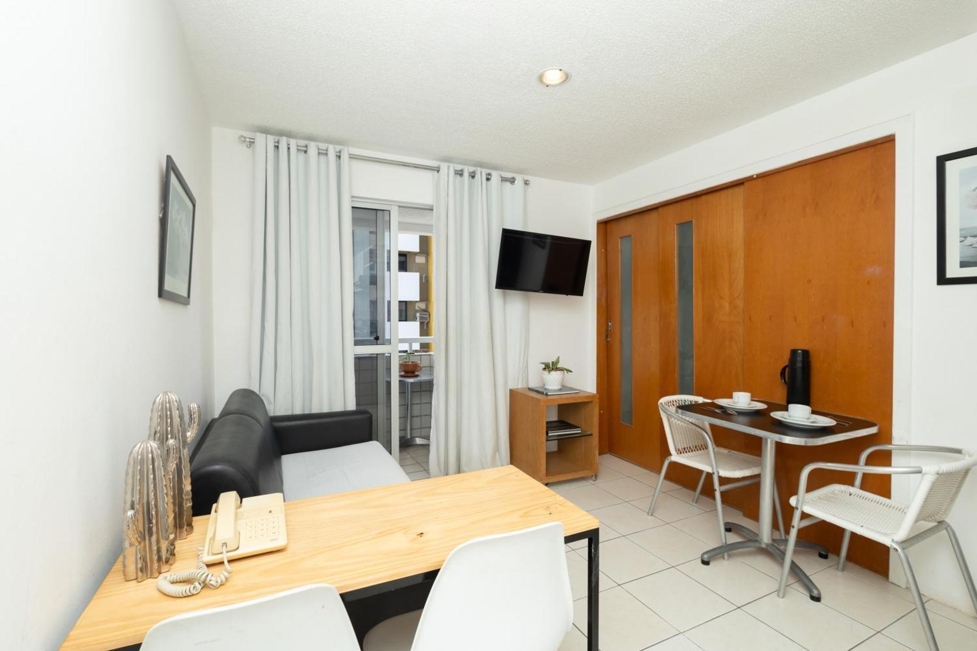 Vista Mar E Lagoa - Cozinha E Frigobar - Apartamento Flat Proximo A Praia São Luís Dış mekan fotoğraf