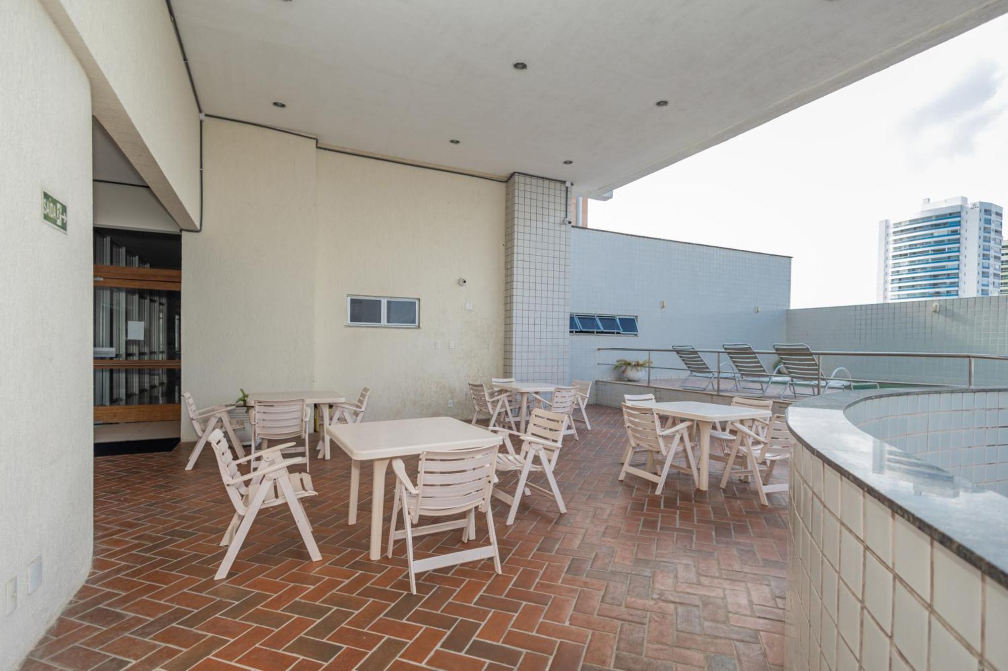 Vista Mar E Lagoa - Cozinha E Frigobar - Apartamento Flat Proximo A Praia São Luís Dış mekan fotoğraf